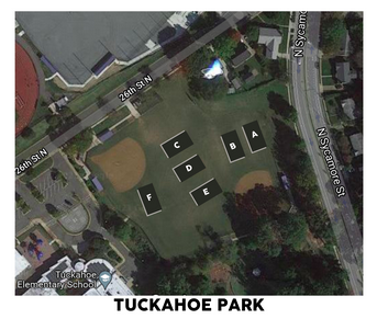 Tuckahoe Game Fields Map